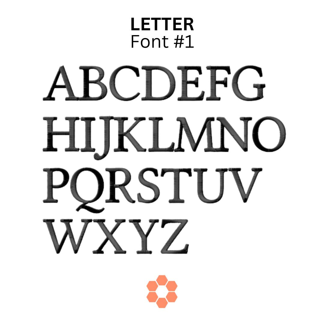 HEXSOX - Kids - Embroidered Grip Socks - Letter