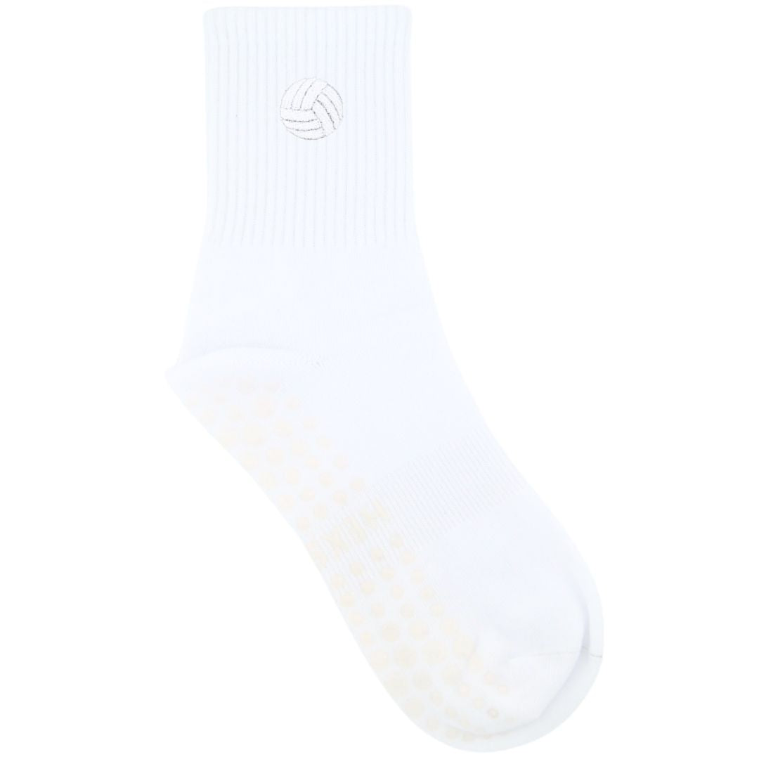 HEXSOX - Embroidered Crew Socks - Volleyball