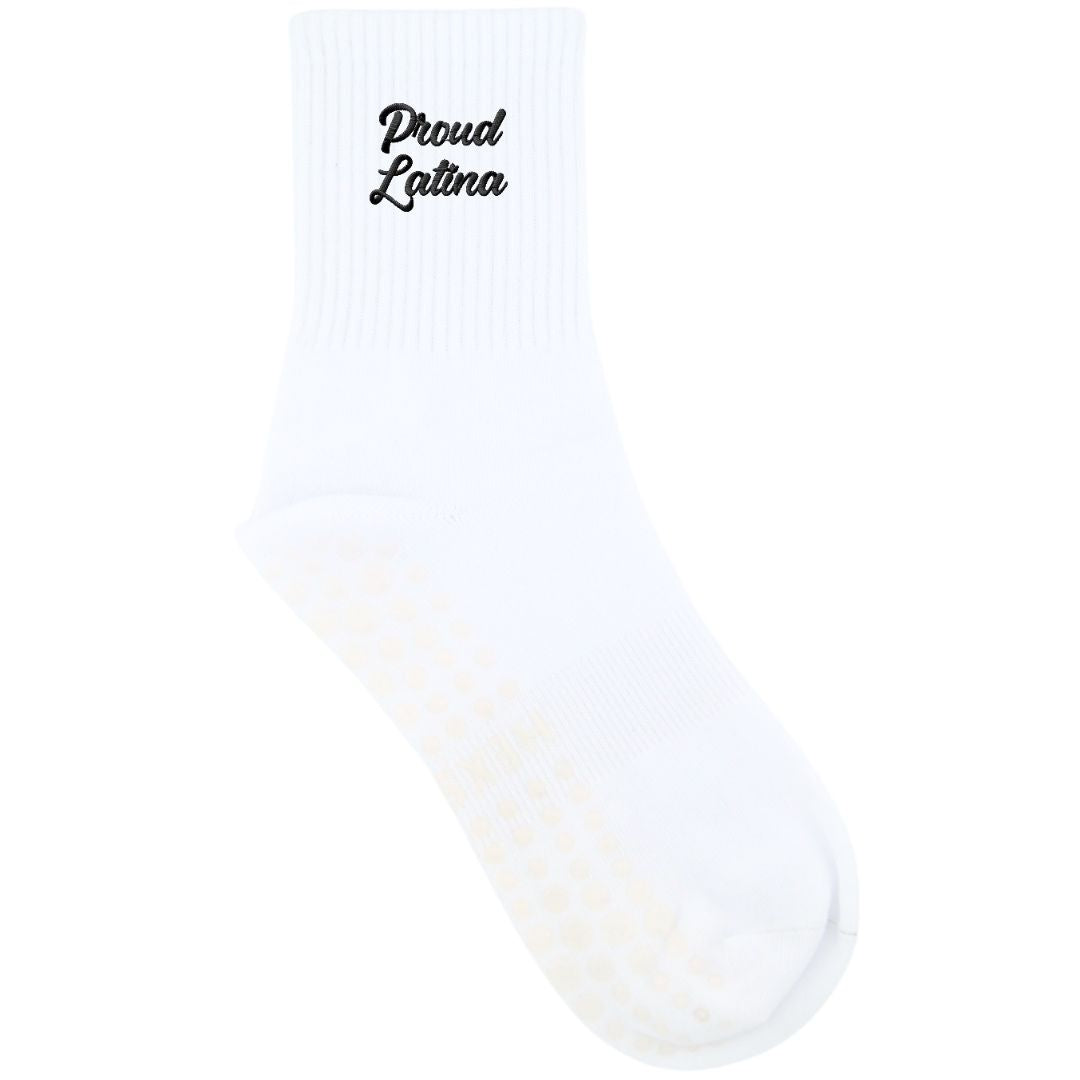 HEXSOX x Shenergy - Embroidered Crew Socks - Proud Latina