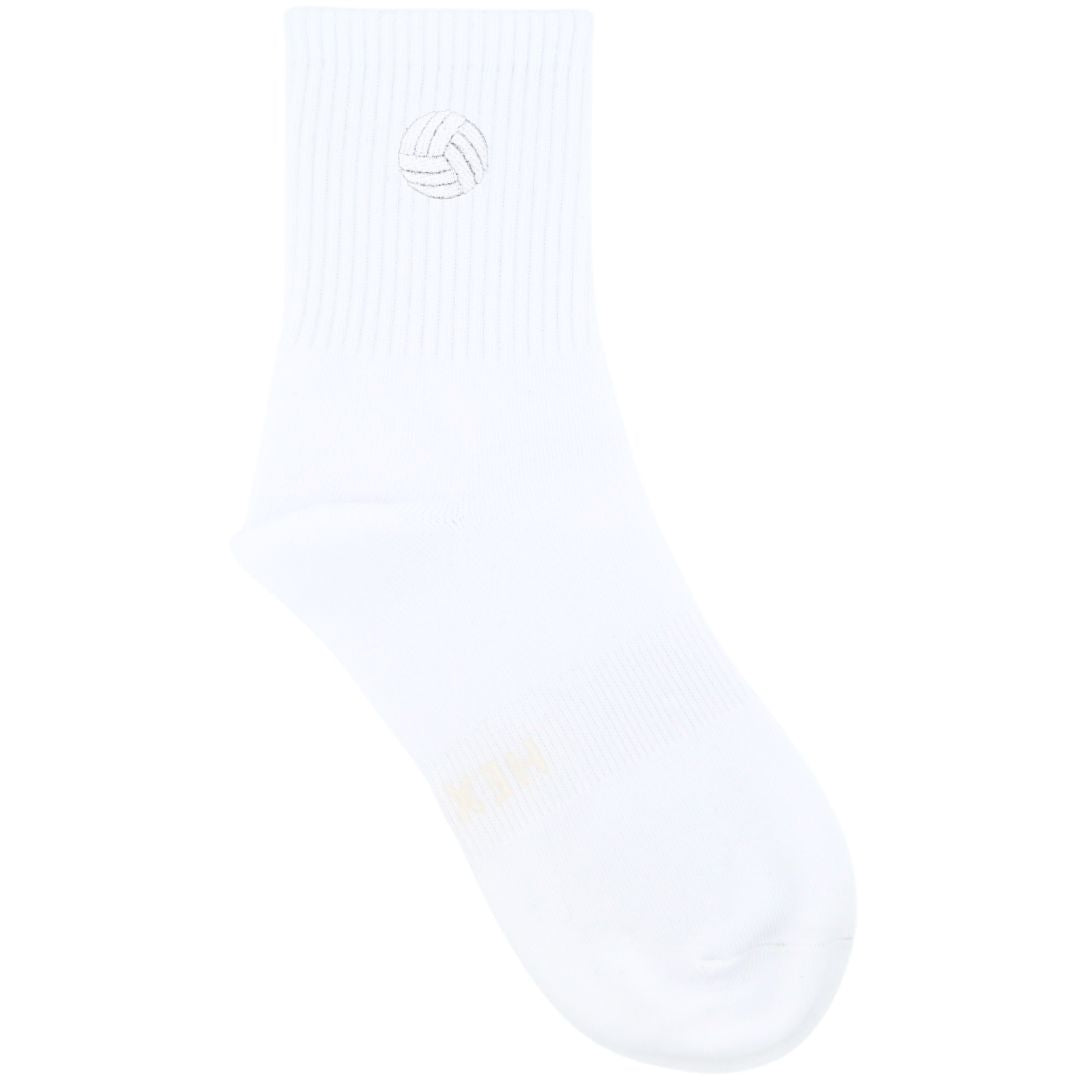 HEXSOX - Embroidered Crew Socks - Volleyball