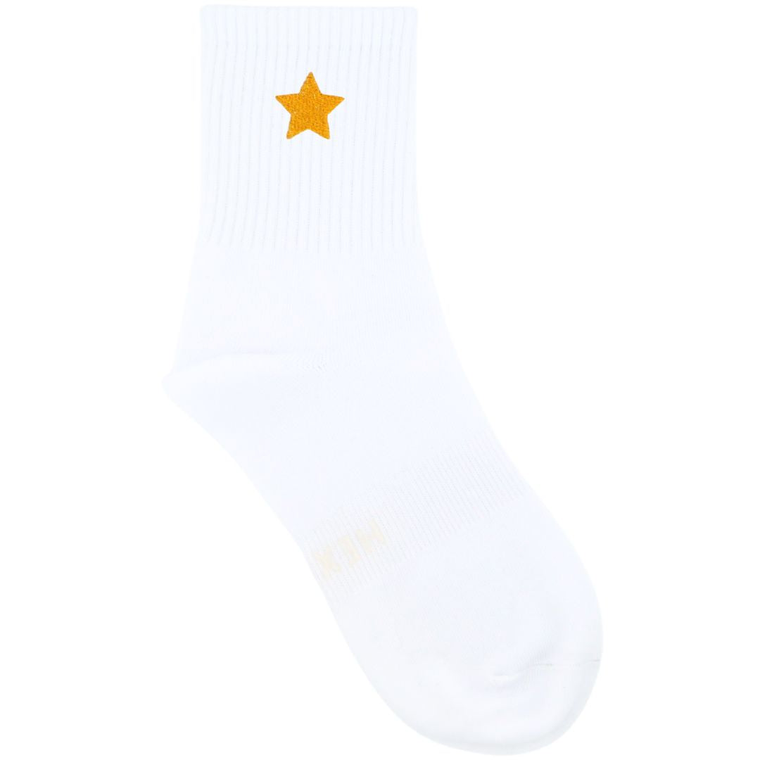 HEXSOX - Embroidered Crew Socks - Star