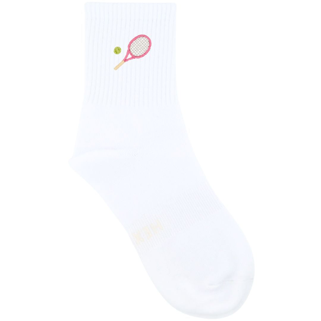 HEXSOX - Embroidered Crew Socks - Tennis