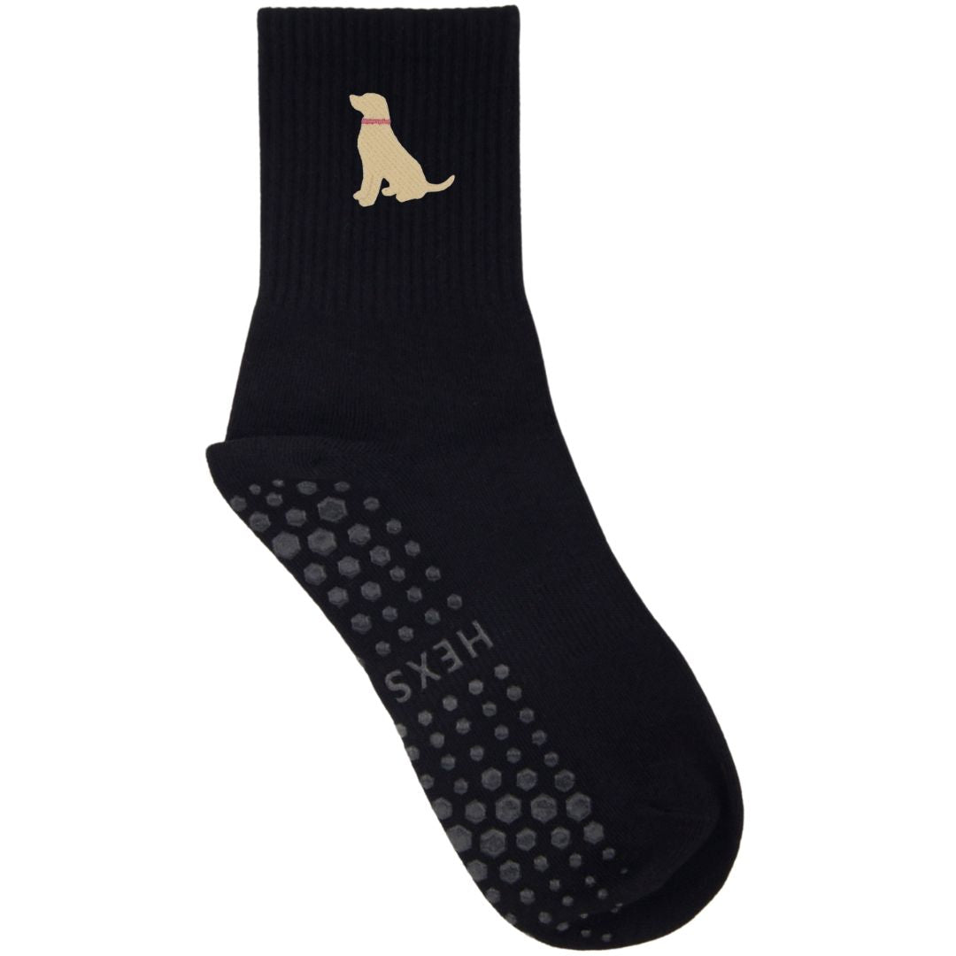 HEXSOX - Embroidered Crew Socks - Labrador Retriever