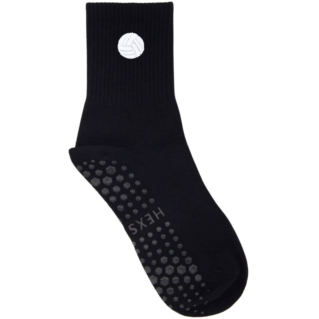 HEXSOX - Embroidered Crew Socks - Volleyball
