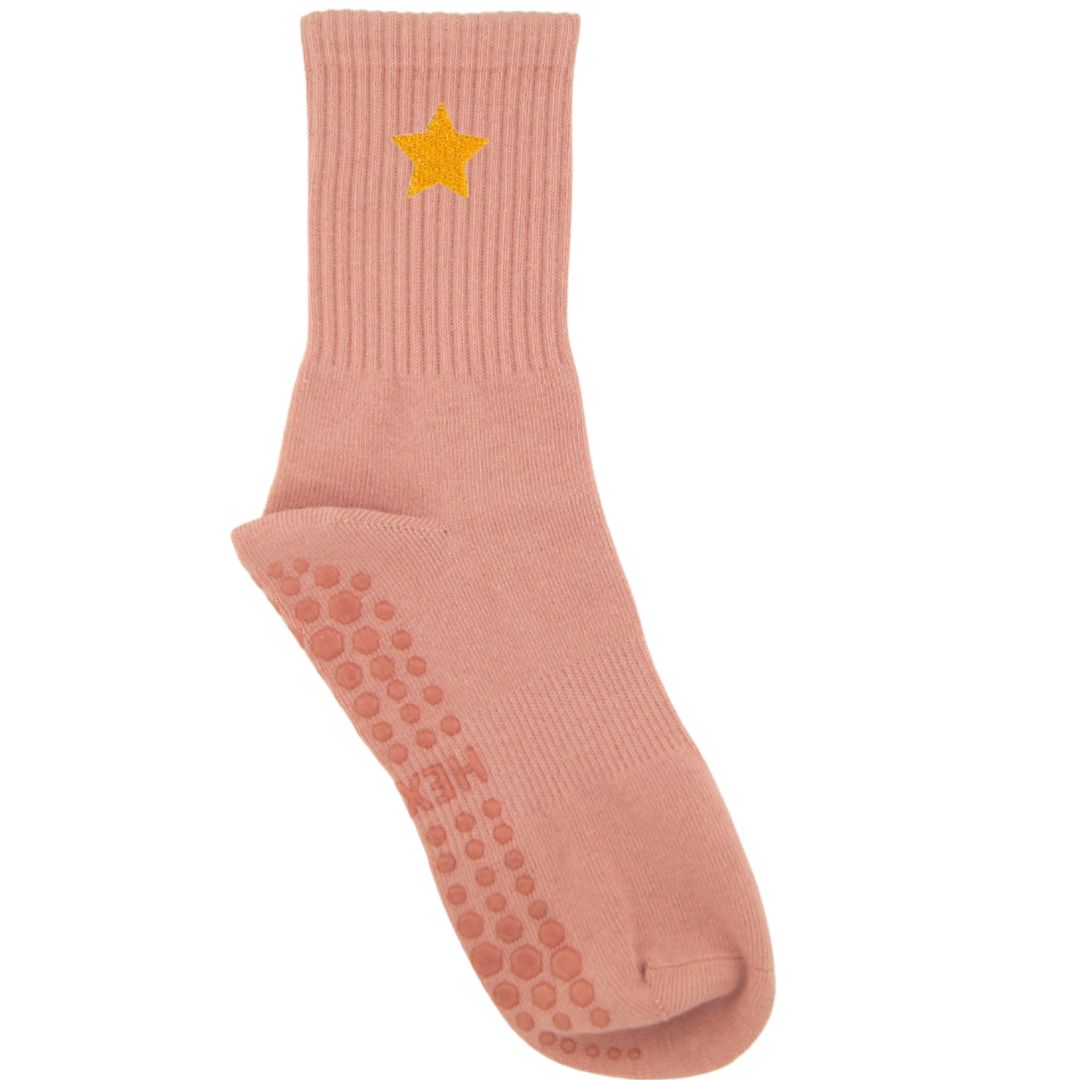 HEXSOX - Embroidered Crew Socks - Star
