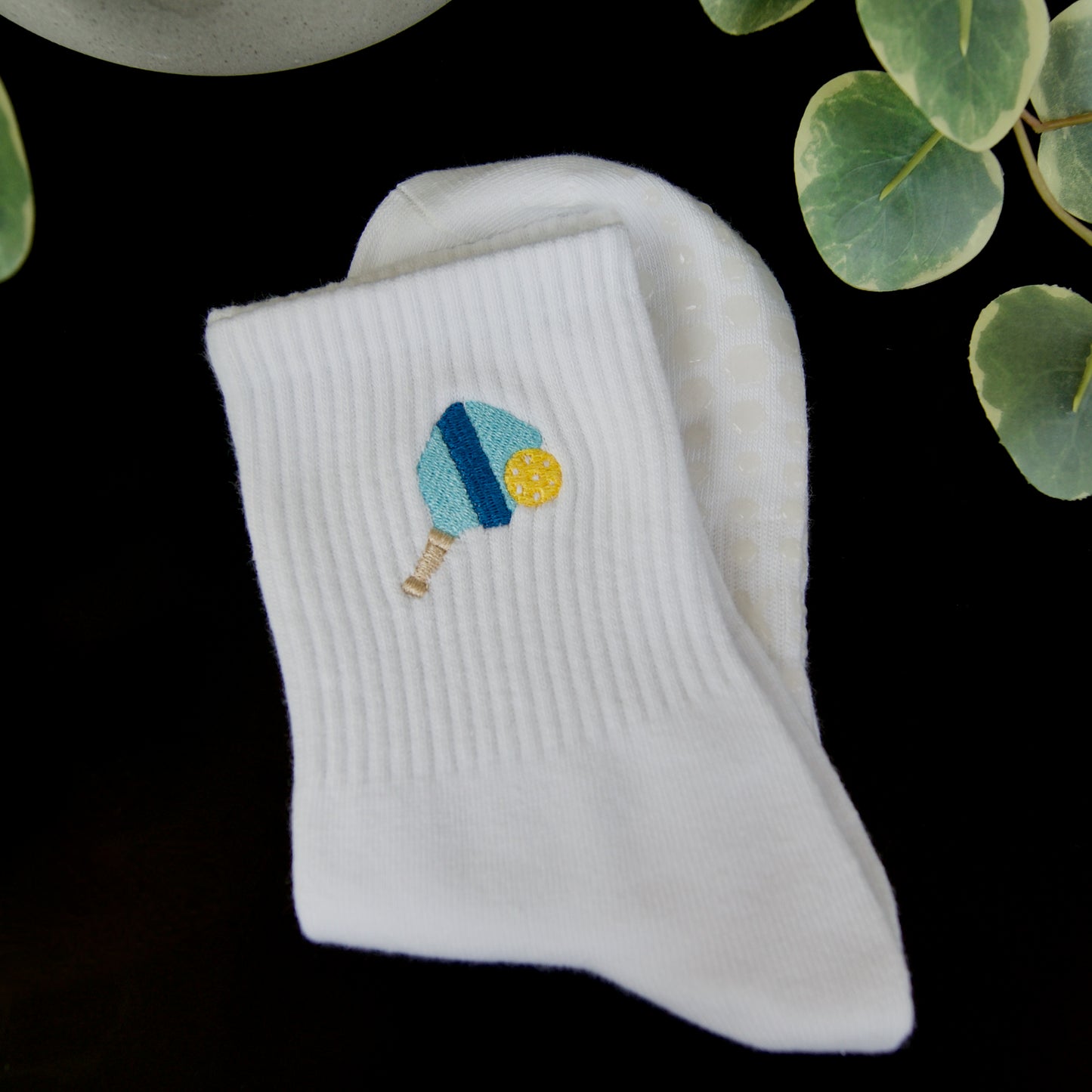 HEXSOX - Embroidered Crew Socks - Pickleball