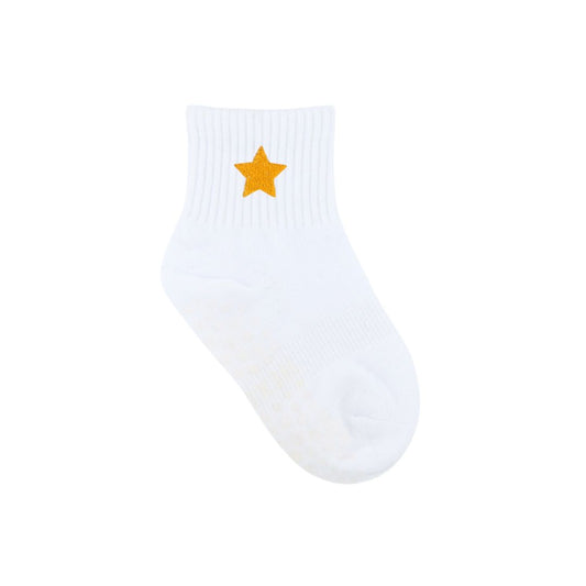 HEXSOX - Kids - Embroidered Grip Socks - Star