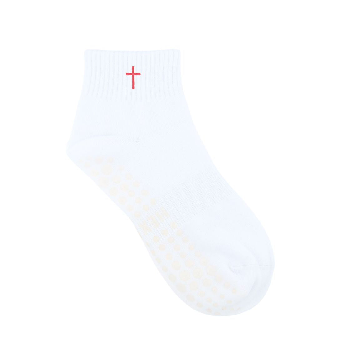 HEXSOX - Embroidered Ankle Socks - Cross