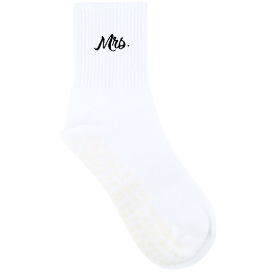HEXSOX - Embroidered Crew Socks - Mrs.