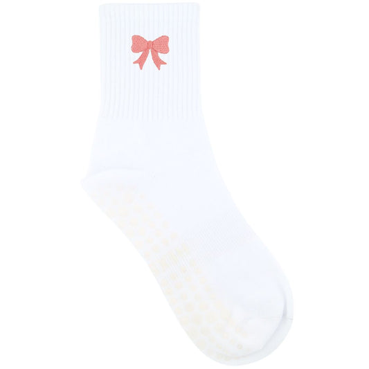 HEXSOX - Embroidered Crew Socks - Bow