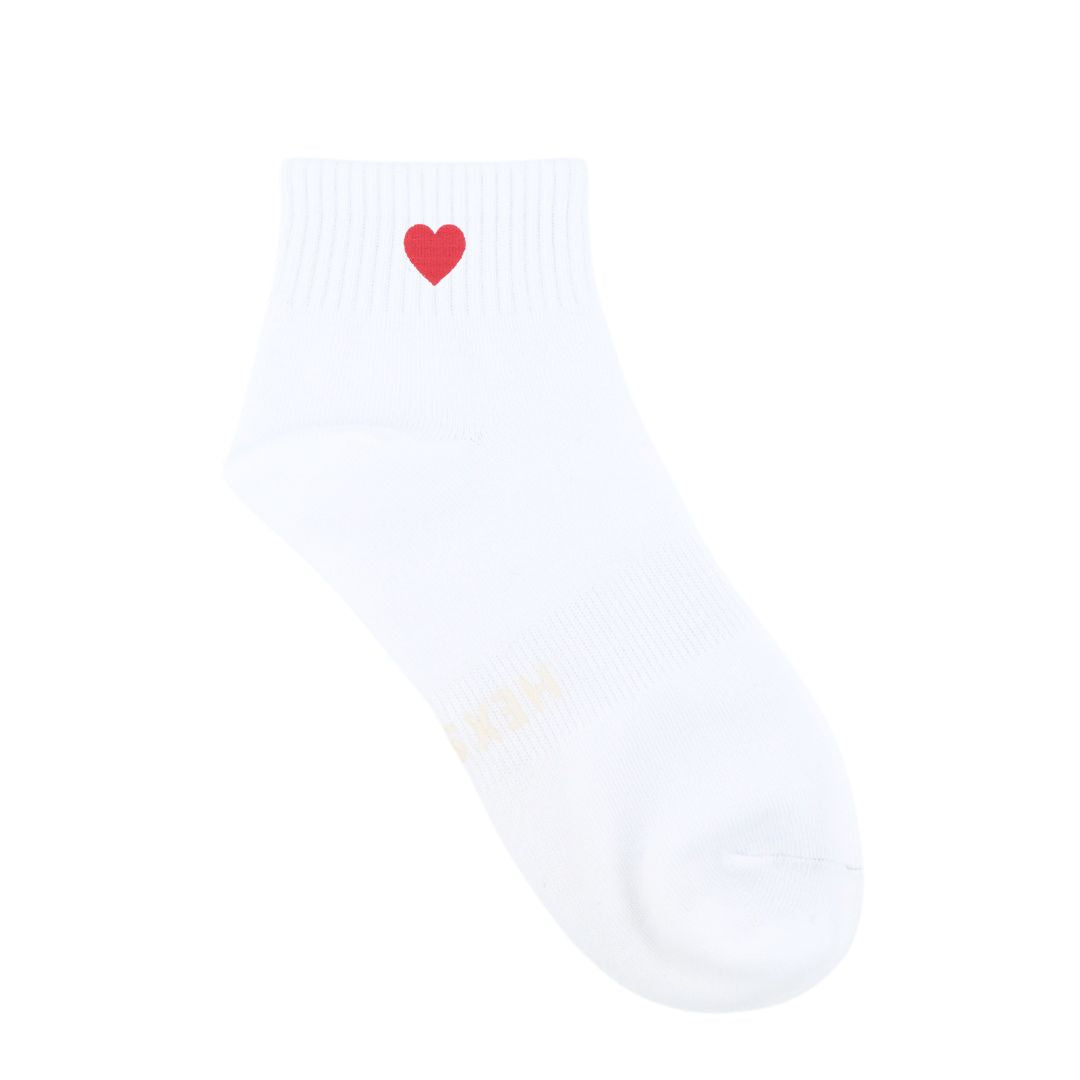 HEXSOX - Embroidered Ankle Socks - Heart