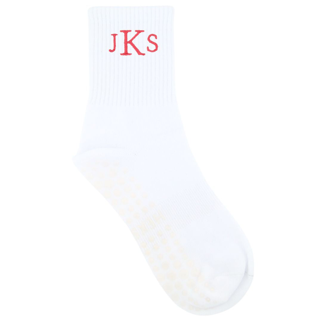 HEXSOX - Embroidered Crew Socks - Monogram