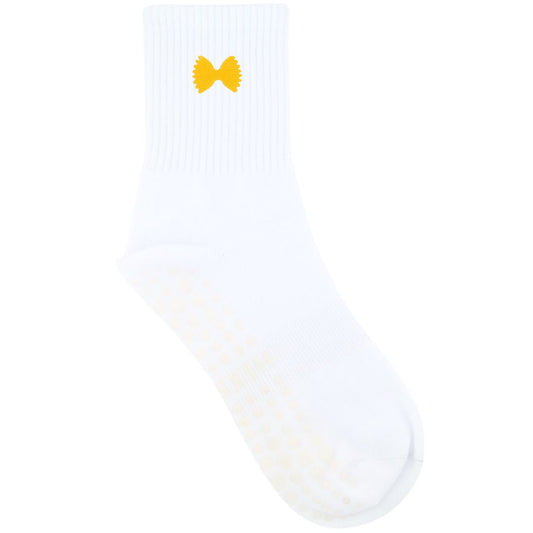 HEXSOX - Embroidered Crew Socks - Bowtie Pasta