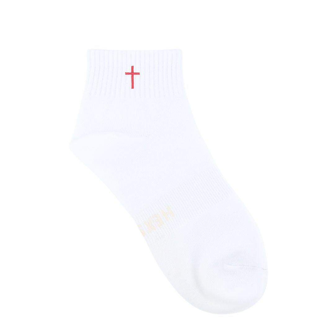 HEXSOX - Embroidered Ankle Socks - Cross
