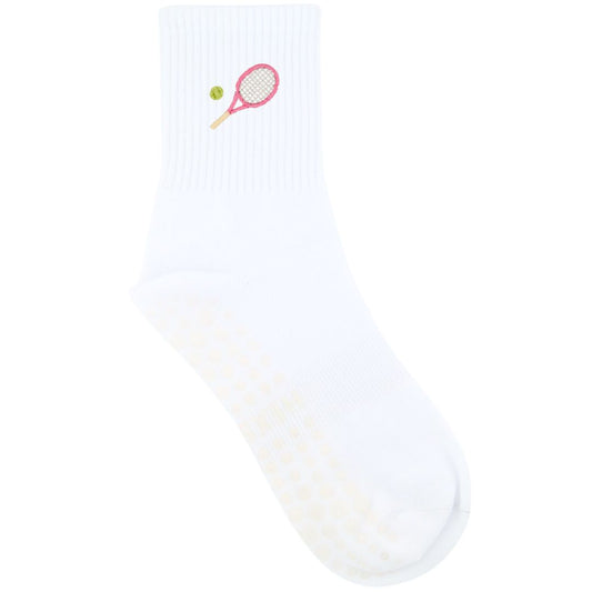 HEXSOX - Embroidered Crew Socks - Tennis
