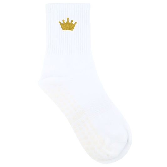 HEXSOX - Embroidered Crew Socks - Crown
