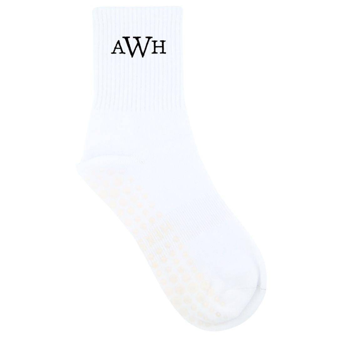 HEXSOX - Embroidered Crew Socks - Monogram