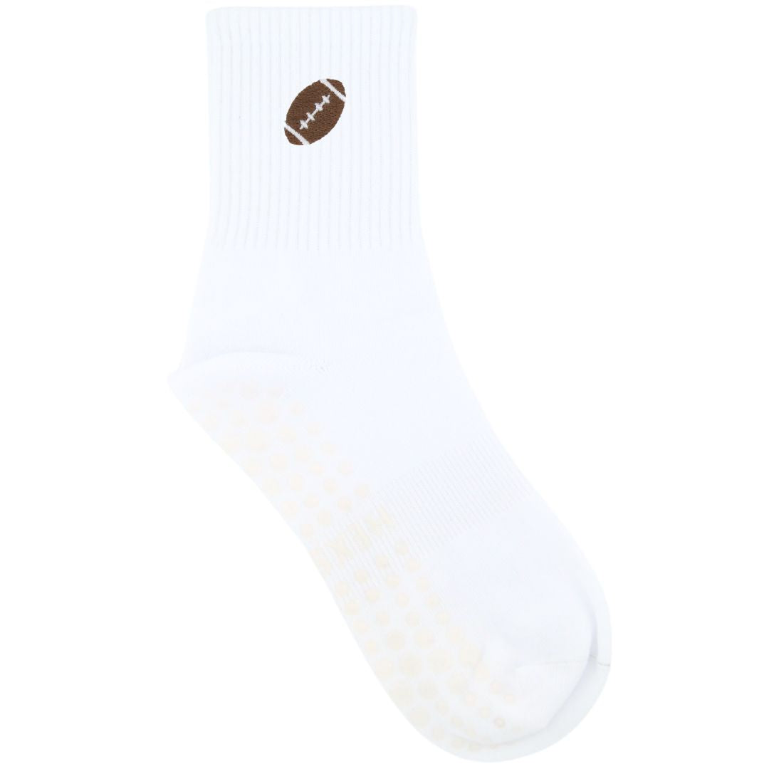 HEXSOX - Embroidered Crew Socks - Football