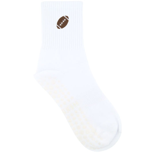 HEXSOX - Embroidered Crew Socks - Football