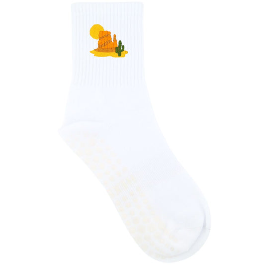 HEXSOX - Embroidered Crew Socks - Sedona