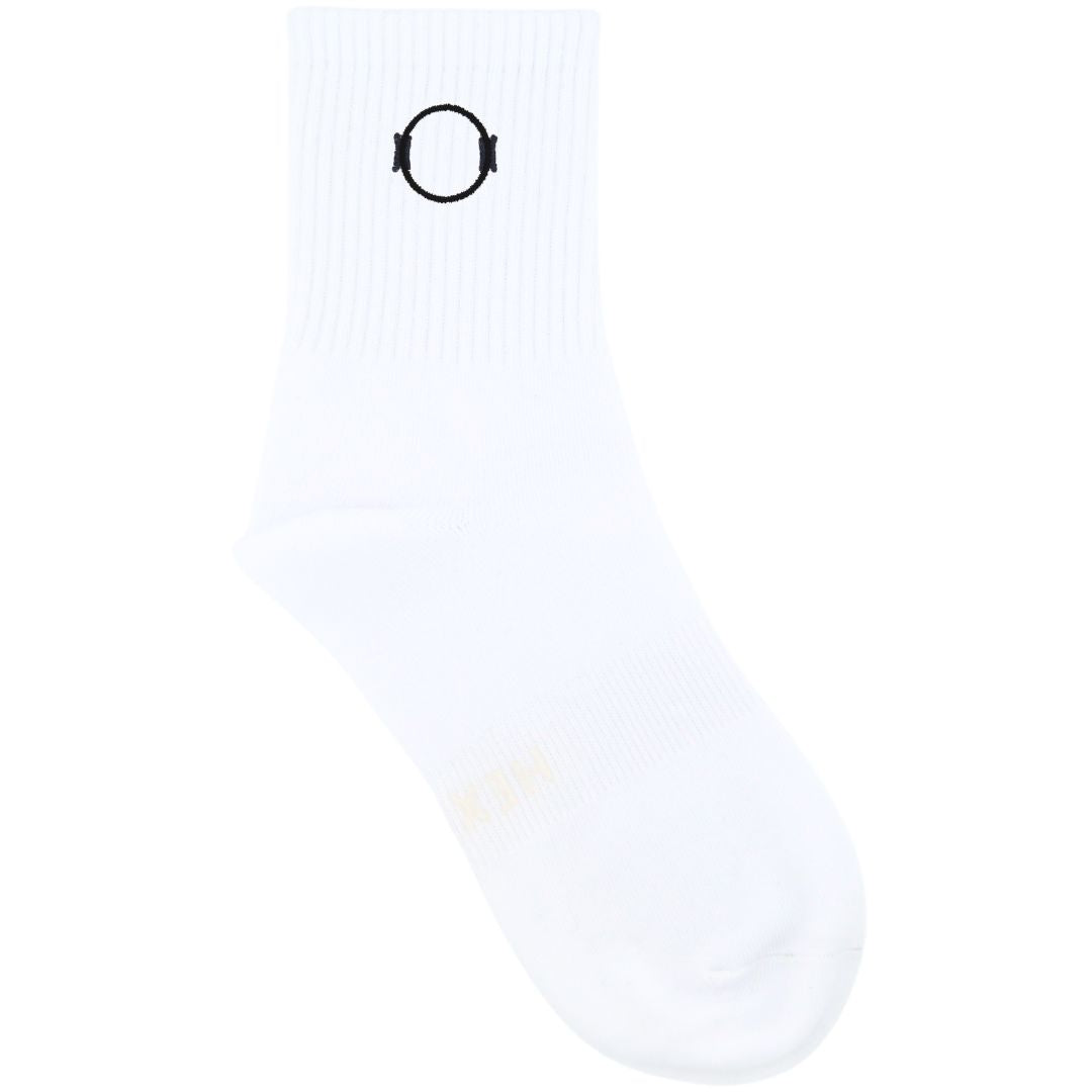 HEXSOX - Embroidered Crew Socks - Pilates Ring/Magic Circle