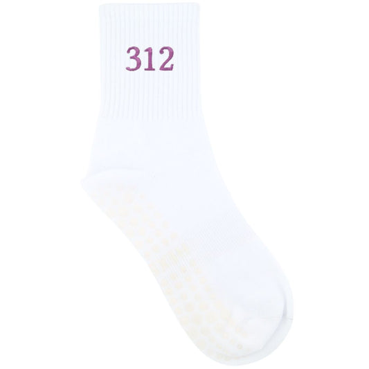 HEXSOX - Embroidered Crew Socks - Area Code
