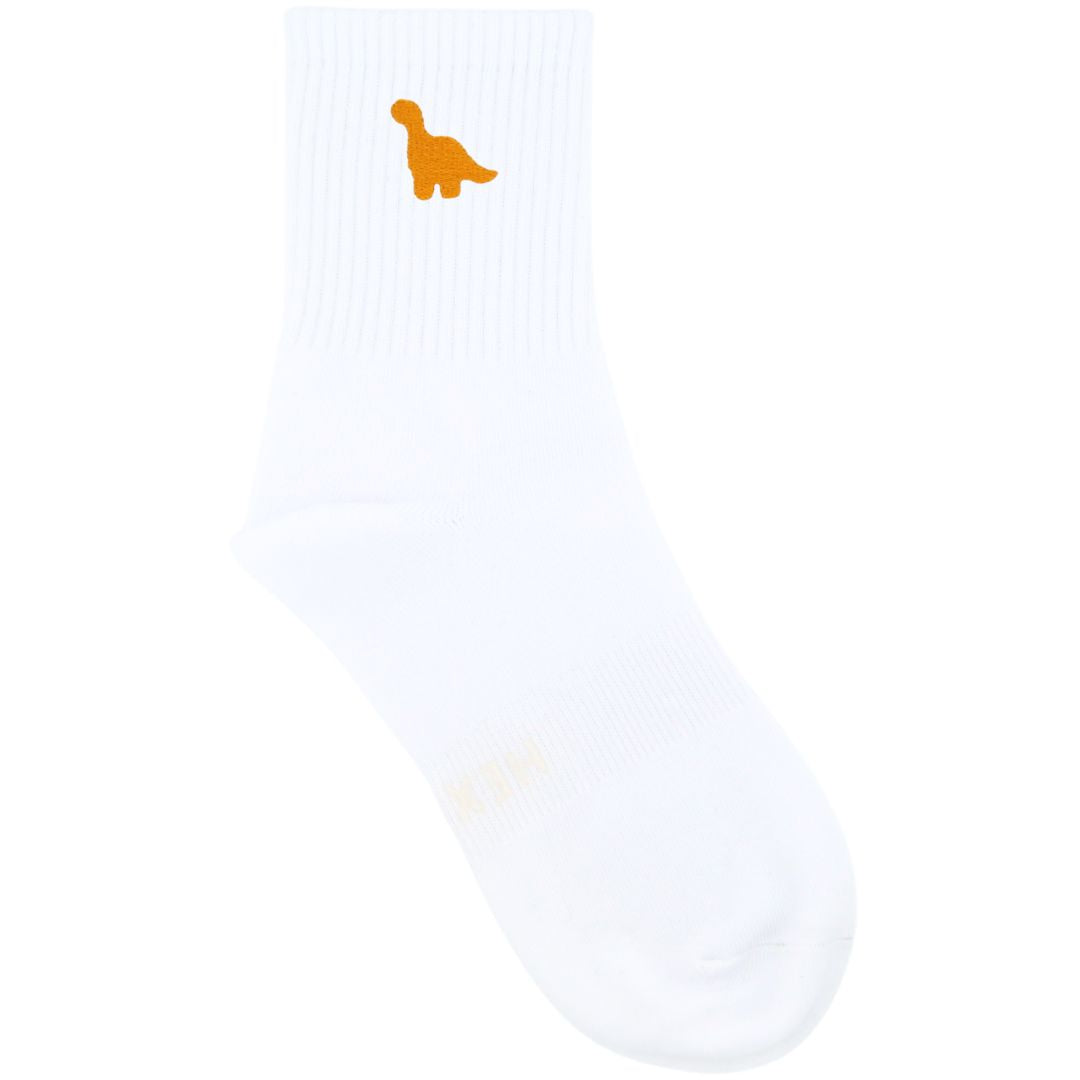 HEXSOX - Embroidered Crew Socks - Dino Nugget