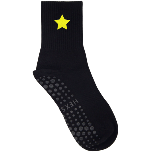 HEXSOX - Embroidered Crew Socks - Star