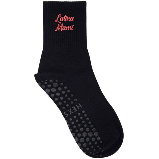 HEXSOX x Shenergy - Embroidered Crew Socks - Latina Mami
