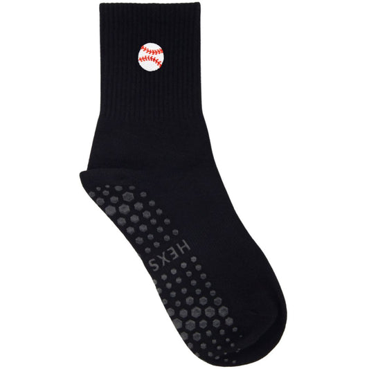 HEXSOX - Embroidered Crew Socks - Baseball