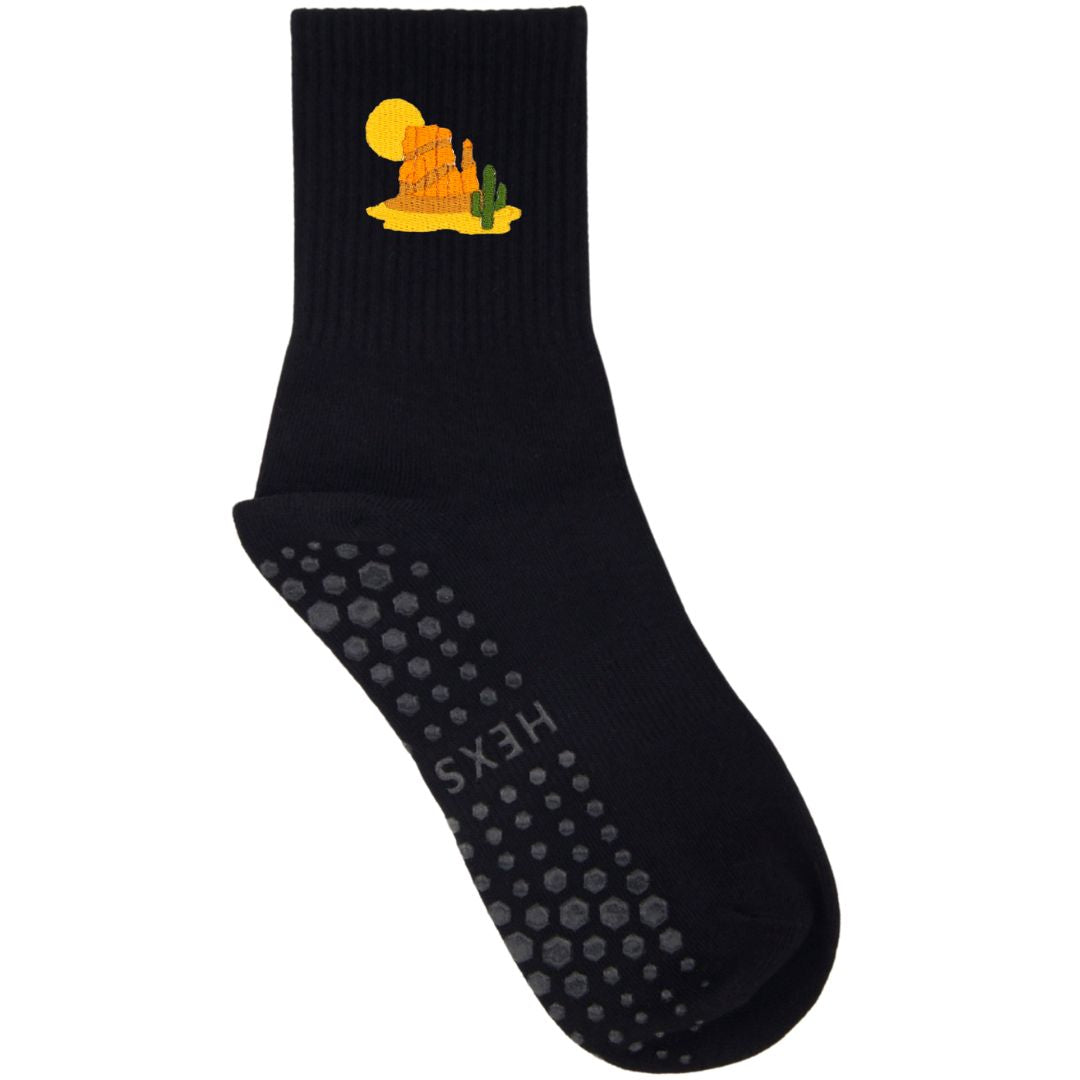 HEXSOX - Embroidered Crew Socks - Sedona