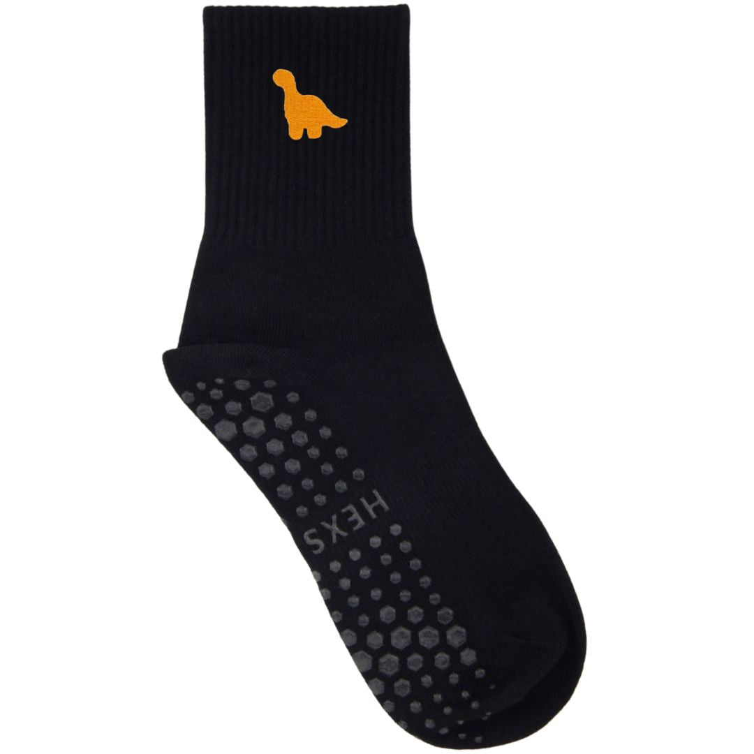 HEXSOX - Embroidered Crew Socks - Dino Nugget