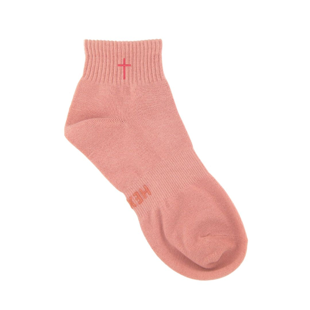 HEXSOX - Embroidered Ankle Socks - Cross