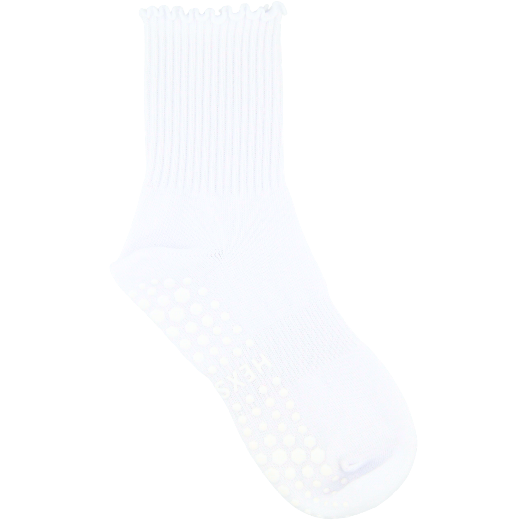 Ruffle Quarter Crew Socks