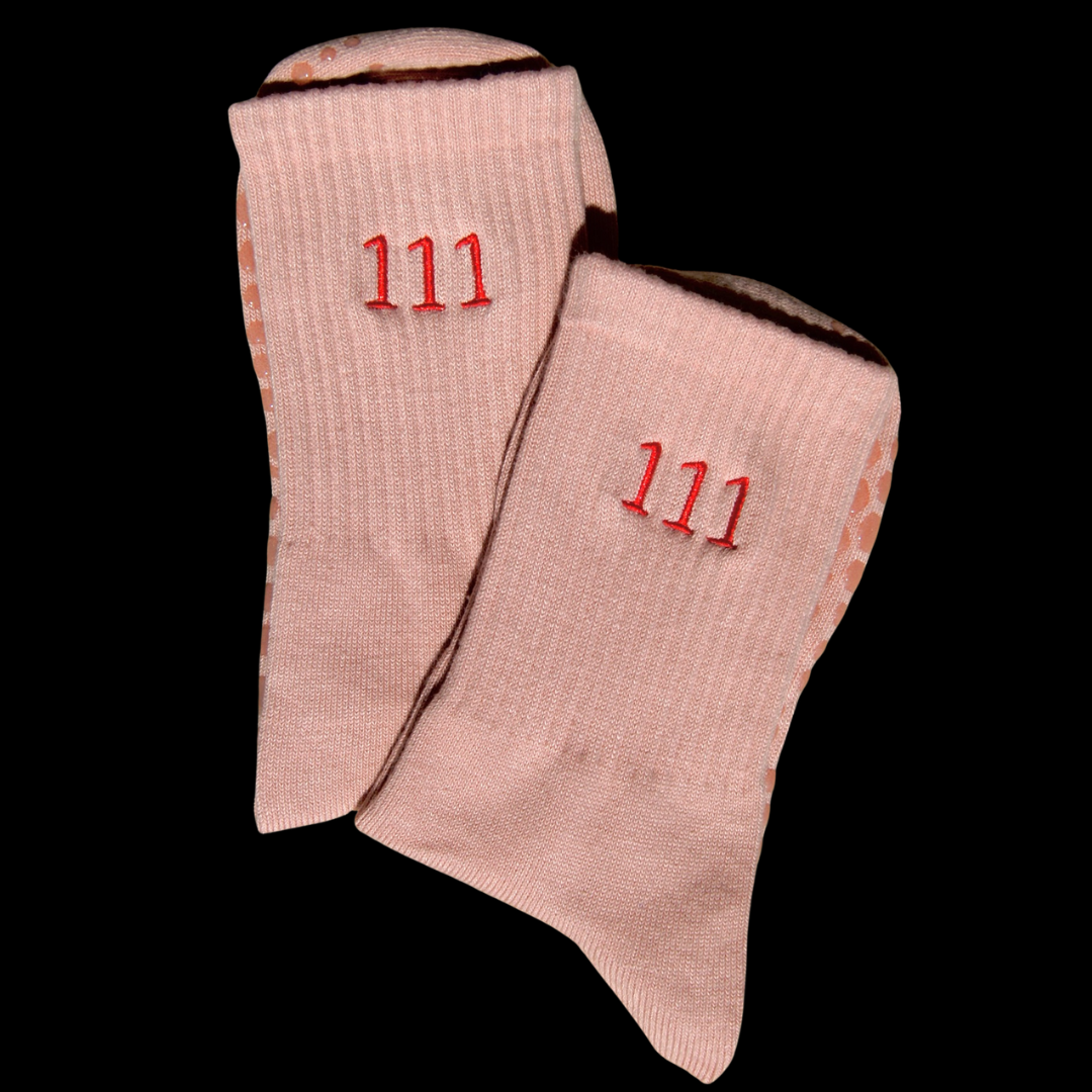 HEXSOX - Embroidered Crew Socks - Angel Numbers