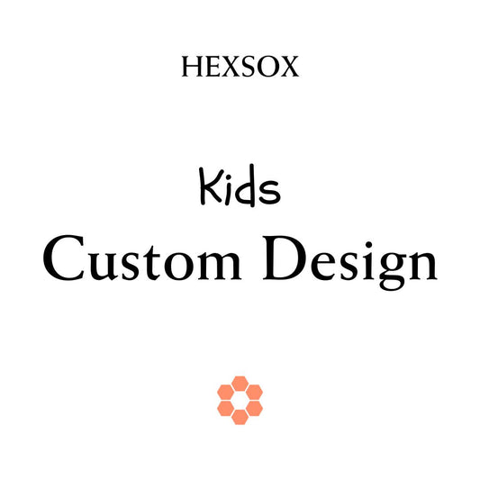 HEXSOX - Kids - Embroidered Grip Socks - Custom Design